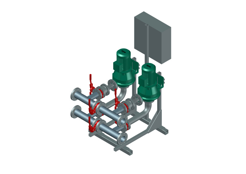 Насосная установка CO 4 BL 50/150-7.5/2/SK-FFS-R